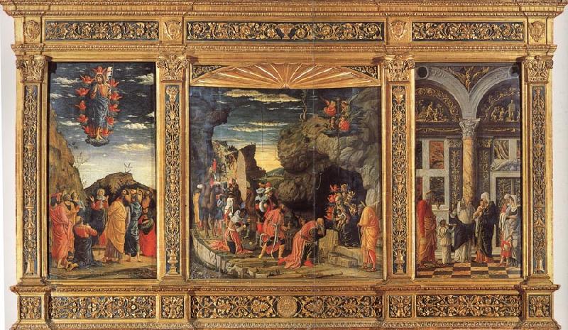 Andrea Mantegna Triptych oil painting image